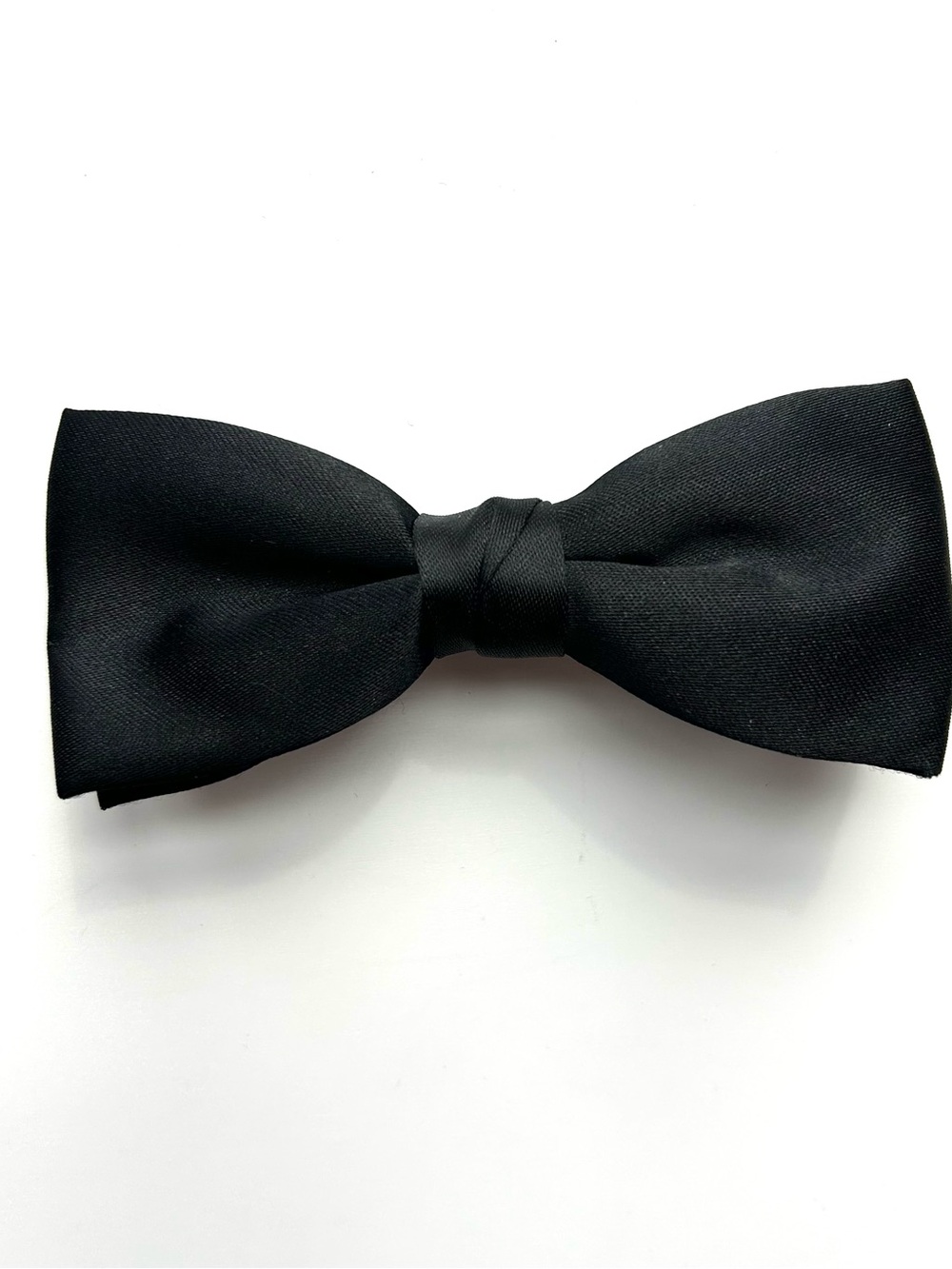 ORMOND Classic Black Men's Pre-Tied Bow Tie